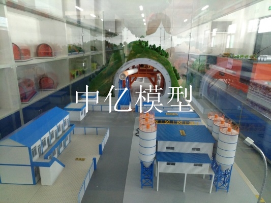 隧道通風(fēng)整體布局模型
